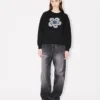 Sudadera bordada «Boke Flower» de algodón Sudadera bordada «Boke Flower» de algodón
