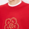 Sudadera bordada «Boke Flower» de algodón