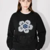 Sudadera bordada «Boke Flower» de algodón Sudadera bordada «Boke Flower» de algodón