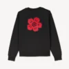 Sudadera bordada «Boke Flower» de algodón