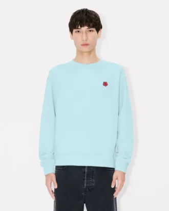 Sudadera bordada con «Boke Flower» en algodón