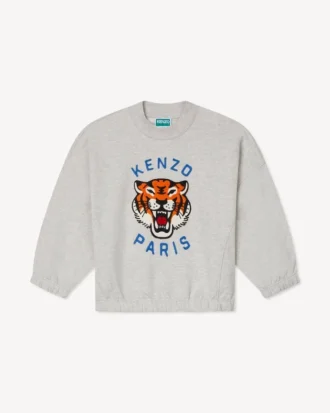 Sudadera bordada en felpa francesa
