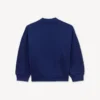 Sudadera bordada en felpa francesa