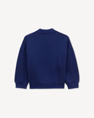 Sudadera bordada en felpa francesa