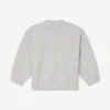 Sudadera bordada en felpa francesa
