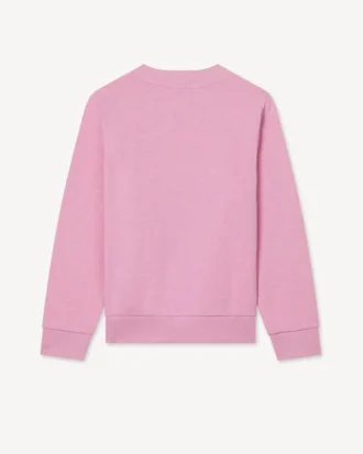 Sudadera bordada en felpa francesa