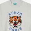 Sudadera bordada en felpa francesa