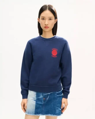 Sudadera bordada «Kenzo Paris Emblem» de algodón