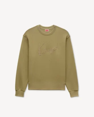 Sudadera bordada «Kenzo Signature» de algodón