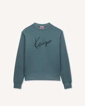 Sudadera bordada «Kenzo Signature» de algodón