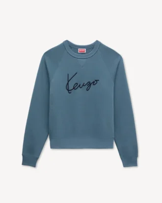 Sudadera bordada «Kenzo Signature» de algodón