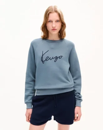 Sudadera bordada «Kenzo Signature» de algodón