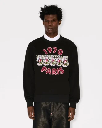 Sudadera bordada «Kenzo Wild Tiger» de algodón