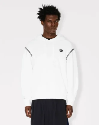 Sudadera con capucha bordada «Boke Flower 2.0» en algodón