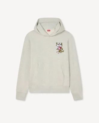 Sudadera con capucha bordada «Kenzo Wild Tiger» en algodón