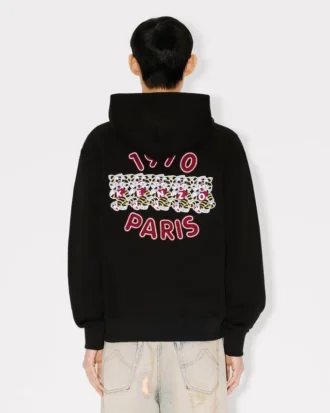 Sudadera con capucha bordada «Kenzo Wild Tiger» en algodón