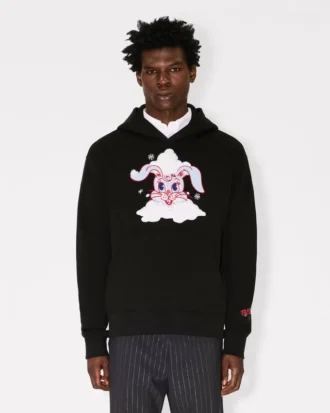 Sudadera con capucha bordada «Kenzo Winter Holidays» de algodón