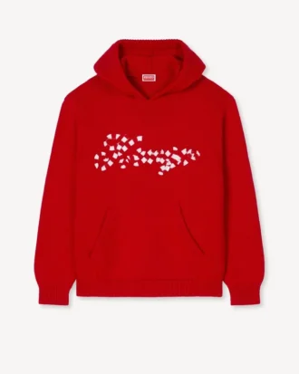 Sudadera con capucha bordada «Kenzo Winter Holidays» de algodón y lana