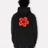 Sudadera con capucha oversize bordada con «Boke Flower» en algodón Sudadera con capucha oversize bordada con «Boke Flower» en algodón