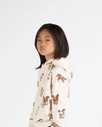 Sudadera con capucha oversize «Lunar New Year» de felpa francesa
