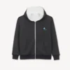 Sudadera con capucha reversible y cremallera «Kenzo Tulip» de algodón Sudadera con capucha reversible y cremallera «Kenzo Tulip» de algodón