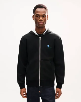 Sudadera con capucha reversible y cremallera «Kenzo Tulip» de algodón