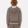 Sudadera con capucha y cremallera bordada «Boke Flower 2.0» en algodón y lana Sudadera con capucha y cremallera bordada «Boke Flower 2.0» en algodón y lana