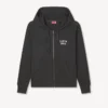 Sudadera con capucha y cremallera bordada «Kenzo Boke Heart» en algodón Sudadera con capucha y cremallera bordada «Kenzo Boke Heart» en algodón