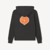 Sudadera con capucha y cremallera bordada «Kenzo Boke Heart» en algodón Sudadera con capucha y cremallera bordada «Kenzo Boke Heart» en algodón