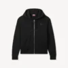 Sudadera con capucha y cremallera bordada «Kenzo Signature» en algodón Sudadera con capucha y cremallera bordada «Kenzo Signature» en algodón