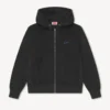 Sudadera con capucha y cremallera bordada «Kenzo Signature» en algodón Sudadera con capucha y cremallera bordada «Kenzo Signature» en algodón