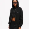 Sudadera con capucha y cremallera bordada «Kenzo Signature» en algodón Sudadera con capucha y cremallera bordada «Kenzo Signature» en algodón