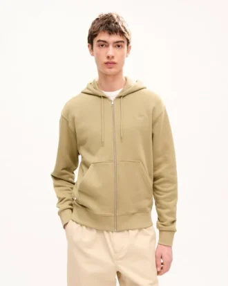 Sudadera con capucha y cremallera bordada «Kenzo Signature» en algodón