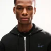 Sudadera con capucha y cremallera bordada «Kenzo Signature» en algodón Sudadera con capucha y cremallera bordada «Kenzo Signature» en algodón