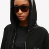Sudadera con capucha y cremallera bordada «Kenzo Signature» en algodón Sudadera con capucha y cremallera bordada «Kenzo Signature» en algodón