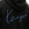 Sudadera con capucha y cremallera bordada «Kenzo Signature» en algodón Sudadera con capucha y cremallera bordada «Kenzo Signature» en algodón