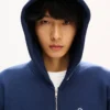 Sudadera con capucha y cremallera bordada «Kenzo Tulip» de algodón Sudadera con capucha y cremallera bordada «Kenzo Tulip» de algodón