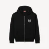 Sudadera con capucha y cremallera bordada «Lunar New Year» de algodón Sudadera con capucha y cremallera bordada «Lunar New Year» de algodón
