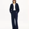 Sudadera con capucha y cremallera de punto «Kenzo Signature» en algodón y lana