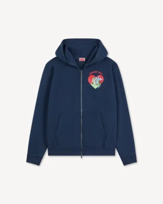 Sudadera con capucha y cremallera «Kenzo Cartoon» de algodón