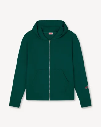 Sudadera con capucha y cremallera «Kenzo Winter Holidays» de algodón