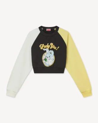 Sudadera corta «Kenzo Cartoon» de algodón