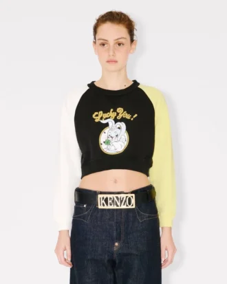 Sudadera corta «Kenzo Cartoon» de algodón
