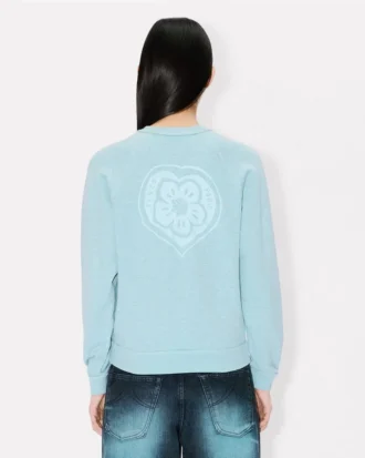 Sudadera de algodón con bordado «Kenzo Boke Heart»