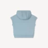 Sudadera sin mangas con capucha «Happy Sweet» en felpa francesa