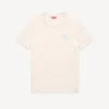 Top bordado «Kenzo Tulip» en algodón esponjoso