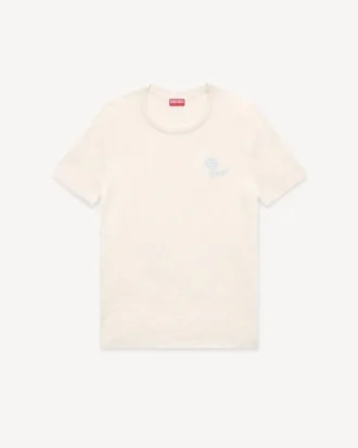 Top bordado «Kenzo Tulip» en algodón esponjoso
