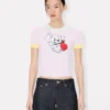 Top corto «Kenzo Cartoon» de algodón esponjoso Top corto «Kenzo Cartoon» de algodón esponjoso