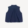Top sin mangas de popelín de algodón Top sin mangas de popelín de algodón