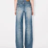 Vaqueros anchos Ayame en denim japonés elástico Vaqueros anchos Ayame en denim japonés elástico